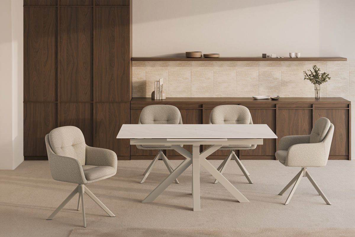 Mesa de comedor Anti Beige