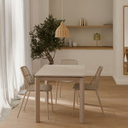 Mesa de comedor Consta Beige
