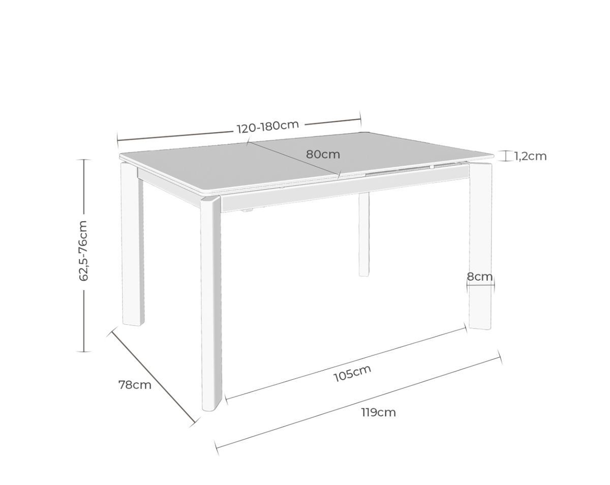 Mesa de comedor Consta Negro
