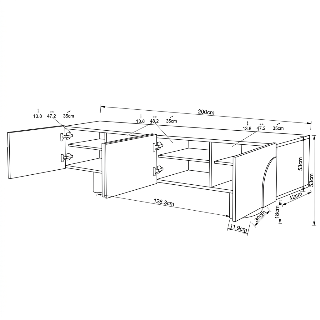 Mueble TV Tapo